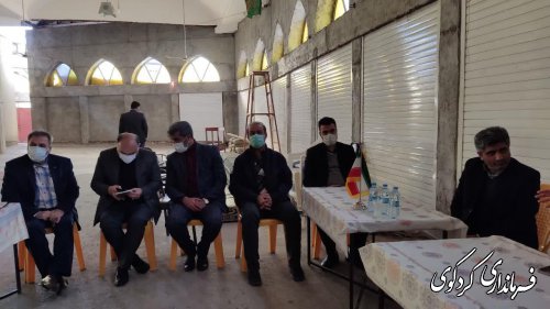 برگزاری میز خدمت با حضور فرماندار و مدیران ادارات شهرستان در مصلای نماز جمعه