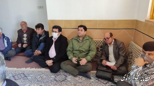مولایی فر فرماندار کردکوی : گازرسانی روسناهای مناطق کوهستانی در اولویت برنامه های عمرانی شهرستان قرار دارد.