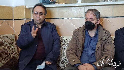 مولایی فر فرماندار کردکوی : گازرسانی روسناهای مناطق کوهستانی در اولویت برنامه های عمرانی شهرستان قرار دارد.