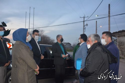 دومین مرحله بازدید فرماندار از روستاهای بخش مرکزی  کردکوی / از تمامی ظرفیتهای روستا برای خدمت رسانی به مردم استفاده شود 