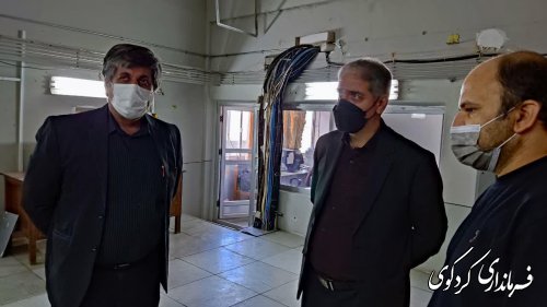 بازدیدهای سرزده امروز  دکتر مولایی ف فرماندار کردکوی از  از ادارات صمت و مخابرات شهرستان