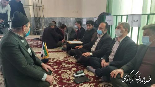 برگزاری میز خدمت در روستای یساقی شهرستان کردکوی