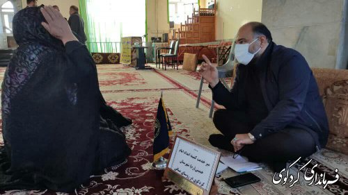 برگزاری میز خدمت در روستای یساقی شهرستان کردکوی
