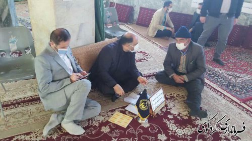 برگزاری میز خدمت در روستای یساقی شهرستان کردکوی