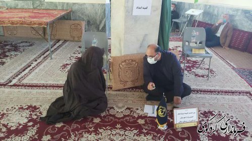 برگزاری میز خدمت در روستای یساقی شهرستان کردکوی