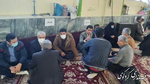 برگزاری میز خدمت در روستای یساقی شهرستان کردکوی