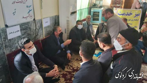 برگزاری میز خدمت در روستای یساقی شهرستان کردکوی