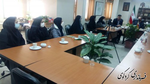 فرماندار کردکوی از بانوان همکار در فرمانداری،بخشداری و دهیاری ها تجلیل کردند .