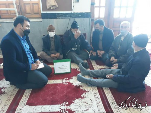 میزخدمت در مسجد جامعه ولاغوز برگزار شد.