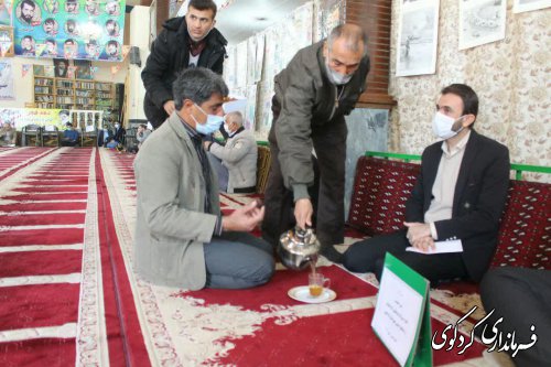 میزخدمت در مسجد جامعه ولاغوز برگزار شد.