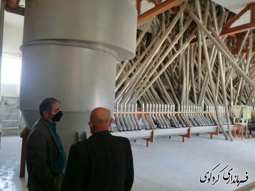 بازدید سر زده فرماندار از کارخانه آرد نیک.