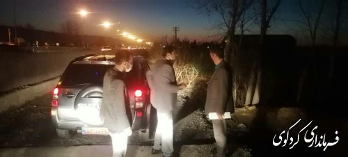 مشکلات برخی از کشاورزان مجاور دور برگردان النگ به صورت میدانی بررسی شد.
