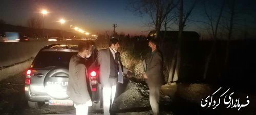 مشکلات برخی از کشاورزان مجاور دور برگردان النگ به صورت میدانی بررسی شد.