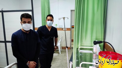 بازدید دکتر مولایی فر فرماندار کردکوی ازبخشهای گوناگون بیمارستان فوق تخصصی جراحی قلب گلستان در شهر کردکوی.
