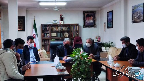 دیدار فرماندار با مدیر کل ورزش و جوانان استان 