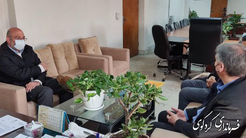 دیدار مدیر عامل کارخانه عالیا گلستان با فرماندار کردکوی.