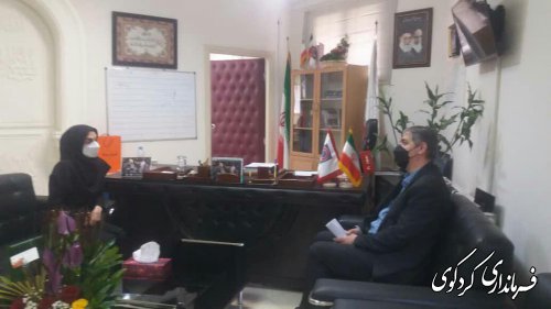 فرماندار کردکوی با مدیر کل انتقال خون استان دیدار و گفتگو کرد.