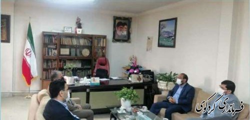 دیدار رئیس دادگستری شهرستان با فرماندار کردکوی.