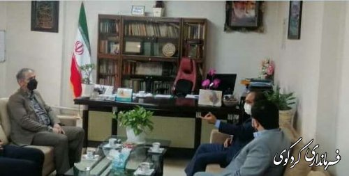 دیدار رئیس دادگستری شهرستان با فرماندار کردکوی.