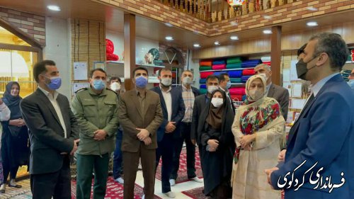 بهره برداری از خانه صنایع دستی نساجی و چادرشب بافی شهرستان با اعتبار 3 میلیارد تومان اغاز شد