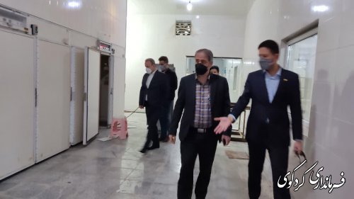 بازدید فرماندار از یک واحد تولیدی مرغ تخم گذار.