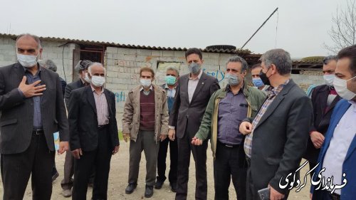 فرماندار کردکوی از مجموعه شیخ افرا بازدید کرد.