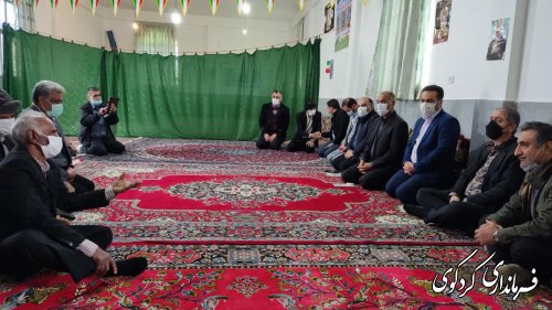 فرماندار کردکوی از مجموعه شیخ افرا بازدید کرد.
