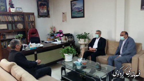 دیدار مهندس مهری معاونت سرپرستی بانک سپه استان با فرماندار کردکوی