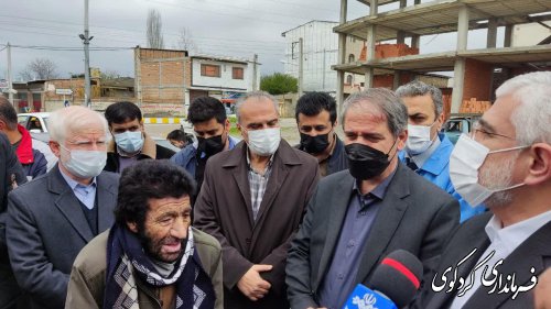 بازدید دکتر زنگانه استاندار گلستان از شهرستان کردکوی