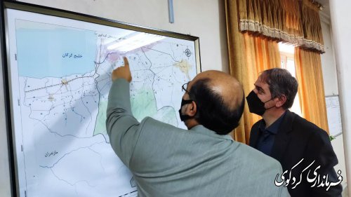 مدیرعامل آب منطقه ای گلستان و هیات همراه با  فرماندار کردکوی دیدار و گفتگو کردند.