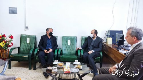دیدار و گفتگوی فرماندار کردکوی با رئیس مرکز تحقیقات و آموزش استان
