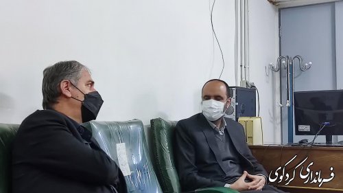 دیدار و گفتگوی فرماندار کردکوی با رئیس مرکز تحقیقات و آموزش استان
