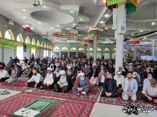 قدردانی فرماندار از حضور پرشور مردم در راهپیمایی روز قدس