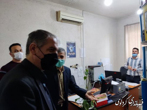 از چندین اداره سطح شهرستان بصورت سرزده بازدید کردند.
