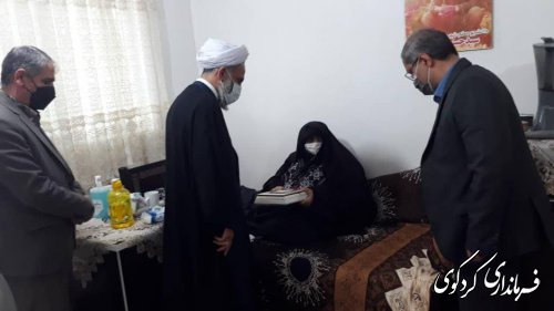 وزیری مدیرکل بنیاد شهید انقلاب اسلامی استان گلستان و هیات همراه  با دکتر محمدباقر مولایی فر فرماندار کردکوی دیدار و گفتگو کرد.