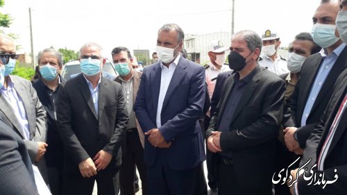 بازدید اعضای کمیسیون عمران مجلس شورای اسلامی از مسیر پروژه بهسازی و تعریض محور قدیم بندرگز، کردکوی و گرگان