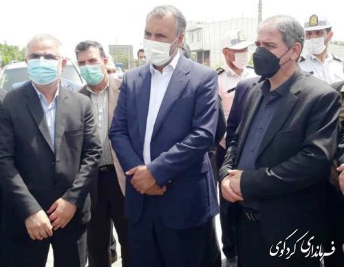 بازدید اعضای کمیسیون عمران مجلس شورای اسلامی از مسیر پروژه بهسازی و تعریض محور قدیم بندرگز، کردکوی و گرگان