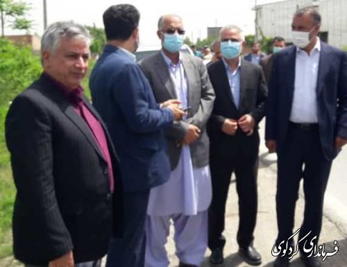 بازدید اعضای کمیسیون عمران مجلس شورای اسلامی از مسیر پروژه بهسازی و تعریض محور قدیم بندرگز، کردکوی و گرگان