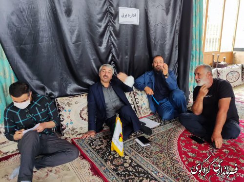 برگزاری میز خدمت در روستای چهارده