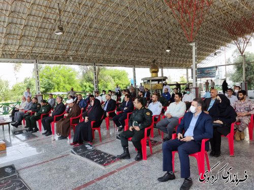 عطر افشانی گزارشهدا در  سالروز آزادسازی خرمشهر در شهرستان کردکوی