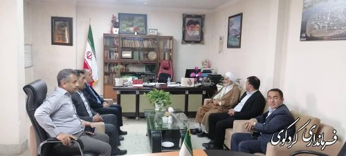  مدیرکل بنیاد مسکن انقلاب اسلامی استان گلستان و هیات همراه با فرماندارکردکوی دیدار و گفتگو کردند