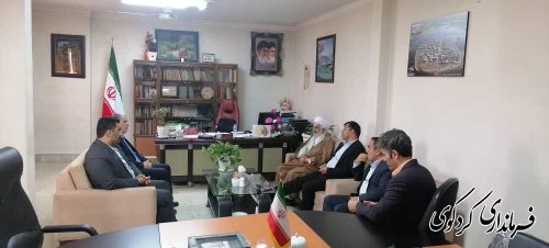  مدیرکل بنیاد مسکن انقلاب اسلامی استان گلستان و هیات همراه با فرماندارکردکوی دیدار و گفتگو کردند