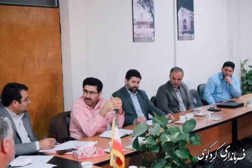 دومین نشست شورای مسکن شهرستان به ریاست دکتر مولایی فر فرماندار کردکوی