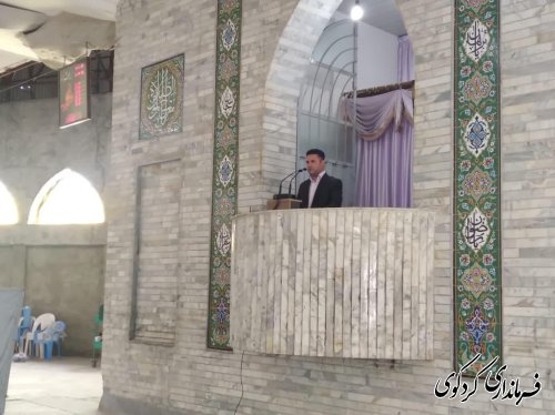 سخنرانی در مراسم نماز جمعه