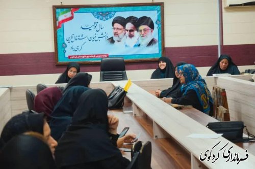 نشست مدیر کل امور بانوان و خانواده استانداری با زنان فرهیخته و توانمند شهرستان برگزار شد.