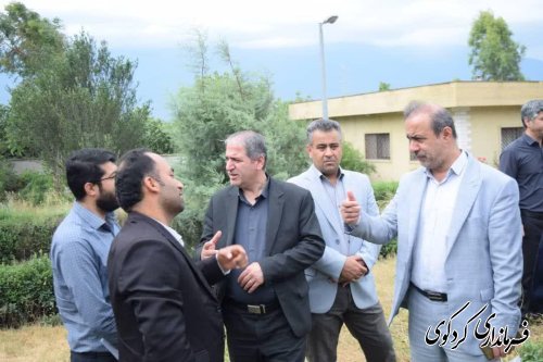 فرماندار از مجتمع های آبرسانی روستاهای سرکلاته و النگ و مجتمع فضلاب شهری کردکوی بازدیدکنند کردند