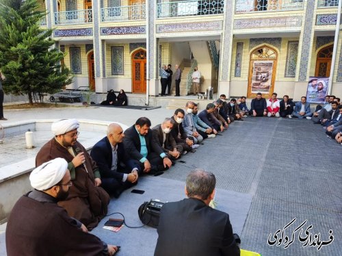 دیدار فرماندار و اعضای شورای اداری شهرستان با امام جمعه
