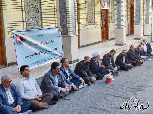 دیدار فرماندار و اعضای شورای اداری شهرستان با امام جمعه