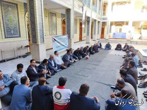 دیدار فرماندار و اعضای شورای اداری شهرستان با امام جمعه