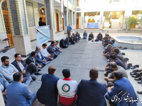 دیدار فرماندار و اعضای شورای اداری شهرستان با امام جمعه
